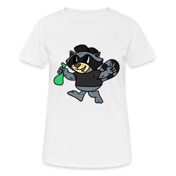 Robber Ape Robber Ape - Women's Breathable T-Shirt - white - Front - AI Model Female 172 dark (172cm)