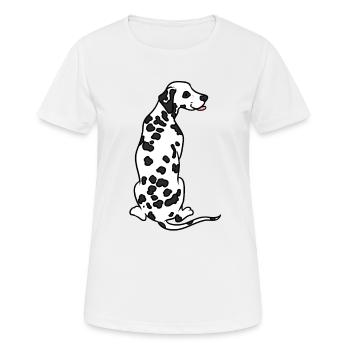 dalmatien - T-shirt respirant Femme - blanc - Devant - AI Model Female 172 dark (172cm)