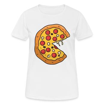 T-shirt pizza valentine couple - T-shirt respirant Femme - blanc - Devant - AI Model Female 172 dark (172cm)