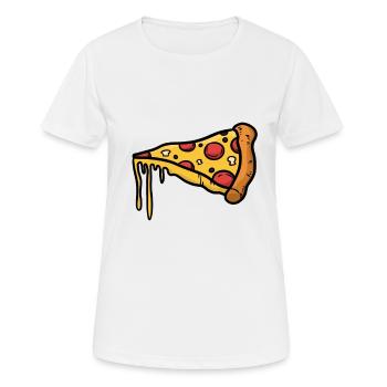 T-shirt pizza valentine couple - T-shirt respirant Femme - blanc - Devant - AI Model Female 172 dark (172cm)