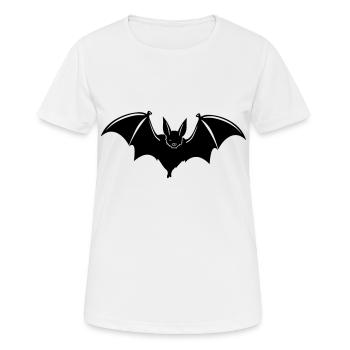 Schläger - Frauen T-Shirt atmungsaktiv - Weiß - Vorne - AI Model Female 172 dark (172cm)