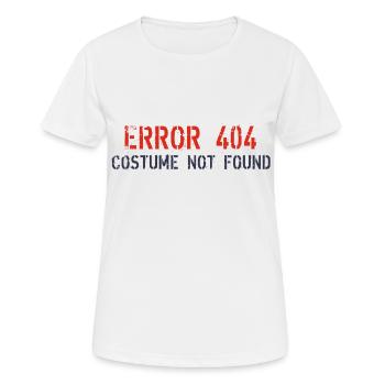 Error 404 Costume not found - Women's Breathable T-Shirt - white - Front - AI Model Female 172 dark (172cm)