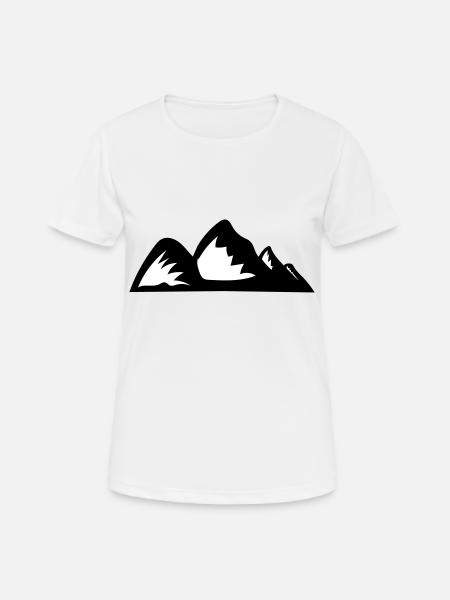 Mountains Mountain Mountains 12 - Women's Breathable T-Shirt - white