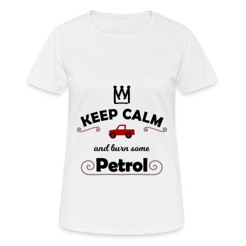 Déplacement et essence - T-shirt respirant Femme - blanc - Devant - AI Model Female 172 dark (172cm)