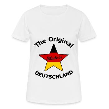 Mon Allemagne natale - T-shirt respirant Femme - blanc - Devant - AI Model Female 172 dark (172cm)