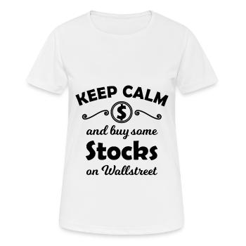 La Bourse - T-shirt respirant Femme - blanc - Devant - AI Model Female 172 dark (172cm)