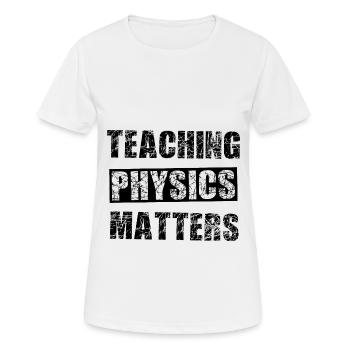 École et technologie - T-shirt respirant Femme - blanc - Devant - AI Model Female 172 dark (172cm)