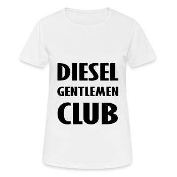Autofahrer Club - Frauen T-Shirt atmungsaktiv - Weiß - Vorne - AI Model Female 172 dark (172cm)