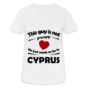Holidays in Cyprus - Women's Breathable T-Shirt - white - Front - AI Model Female 172 dark (172cm)
