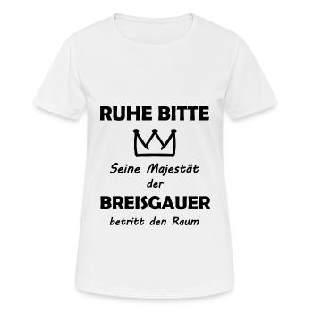DIe Fans aus dem Breisgau - Frauen T-Shirt atmungsaktiv - Weiß - Vorne - AI Model Female 172 dark (172cm)