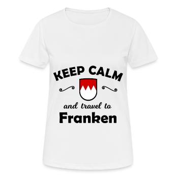 Voyage en Franconie - T-shirt respirant Femme - blanc - Devant - AI Model Female 172 dark (172cm)