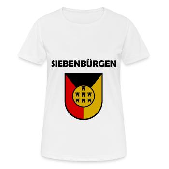 Les Saxons de Transylvanie - T-shirt respirant Femme - blanc - Devant - AI Model Female 172 dark (172cm)