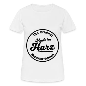 The home of the Harz Mountains - Women's Breathable T-Shirt - white - Front - AI Model Female 172 dark (172cm)