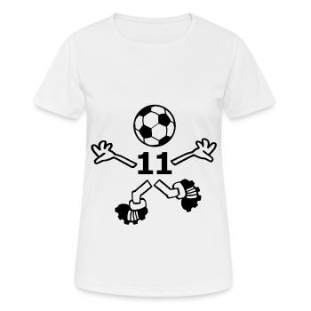 Le chiffre onze - T-shirt respirant Femme - blanc - Devant - AI Model Female 172 dark (172cm)