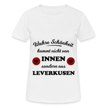 La belle ville de Leverkusen - T-shirt respirant Femme - blanc - Devant - AI Model Female 172 dark (172cm)