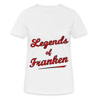 Les légendes de Franconie - T-shirt respirant Femme - blanc - Devant - AI Model Female 172 dark (172cm)