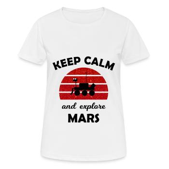 The journey into space - Women's Breathable T-Shirt - white - Front - AI Model Female 172 dark (172cm)