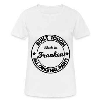 The Franconian from the south - Women's Breathable T-Shirt - white - Front - AI Model Female 172 dark (172cm)