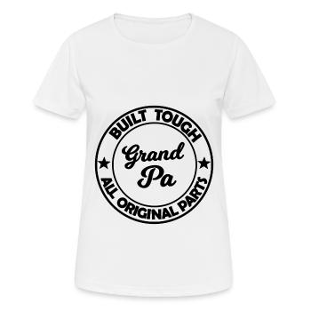 Der allerbeste Opi - Frauen T-Shirt atmungsaktiv - Weiß - Vorne - AI Model Female 172 dark (172cm)