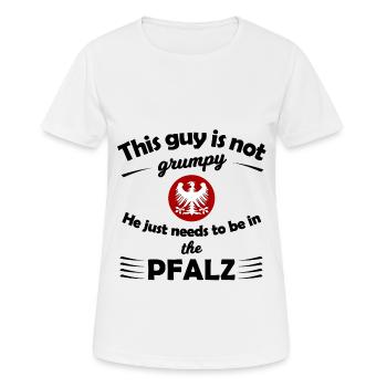 Mieux dans le Palatinat - T-shirt respirant Femme - blanc - Devant - AI Model Female 172 dark (172cm)