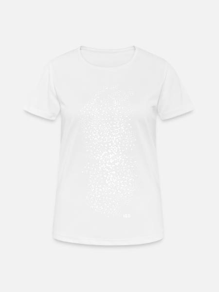 White stardust - Women's Breathable T-Shirt - white