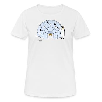 Iglo Go - T-shirt respirant Femme - blanc - Devant - AI Model Female 172 dark (172cm)