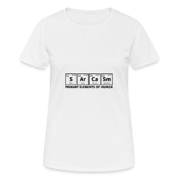 Nerd nerds saying humor - Women's Breathable T-Shirt - white - Front - AI Model Female 172 dark (172cm)