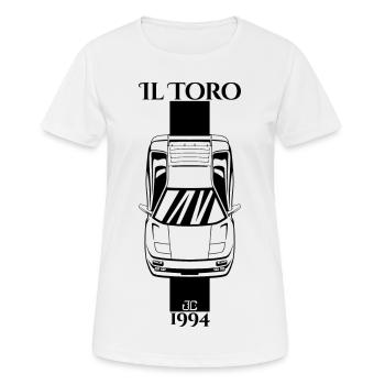 il toro SE 1994 - T-shirt respirant Femme - blanc - Devant - AI Model Female 172 dark (172cm)
