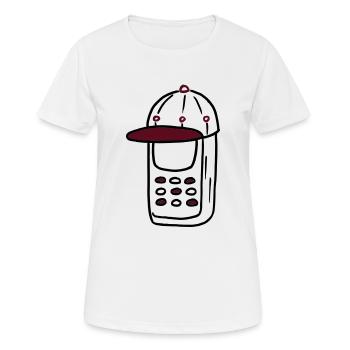 handicap - T-shirt respirant Femme - blanc - Devant - AI Model Female 172 dark (172cm)