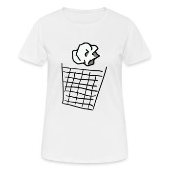 Trash - T-shirt respirant Femme - blanc - Devant - AI Model Female 172 dark (172cm)
