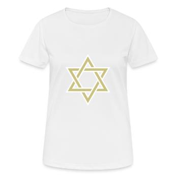 Judentum - Frauen T-Shirt atmungsaktiv - Weiß - Vorne - AI Model Female 172 dark (172cm)