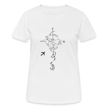 Träume - Frauen T-Shirt atmungsaktiv - Weiß - Vorne - AI Model Female 172 dark (172cm)