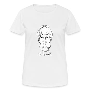 Bad dust! - Women's Breathable T-Shirt - white - Front - AI Model Female 172 dark (172cm)