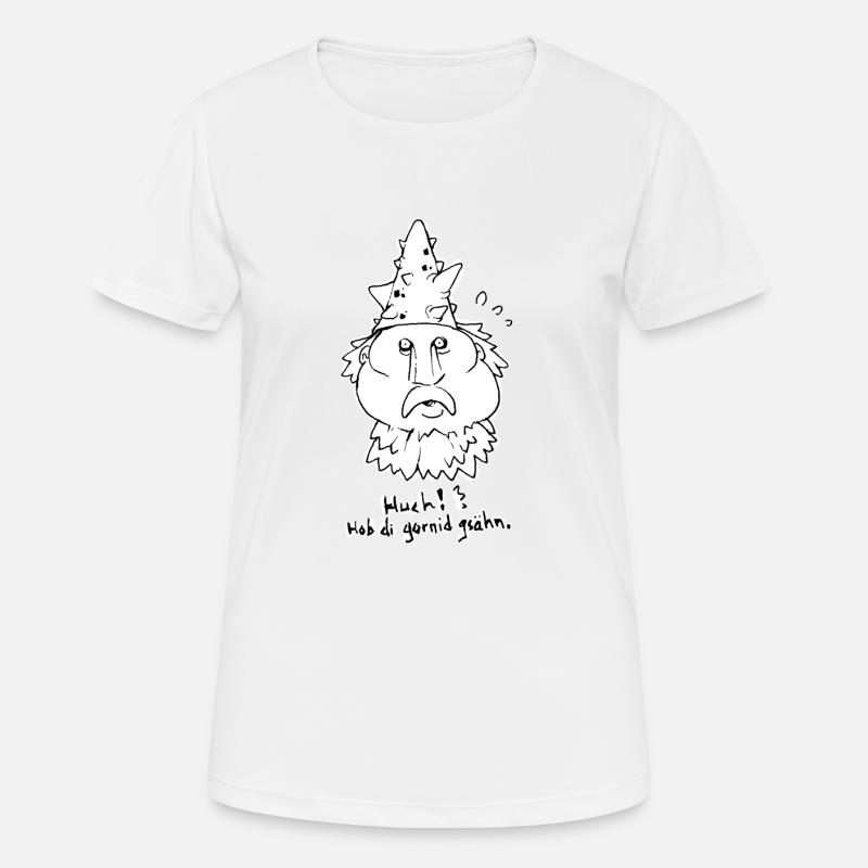 Scared cactus head - Women's Breathable T-Shirt - white