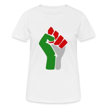 free palestine - Women's Breathable T-Shirt - white - Front - AI Model Female 172 dark (172cm)