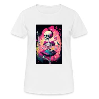 Princess Skeleton - Women's Breathable T-Shirt - white - Front - AI Model Female 172 dark (172cm)