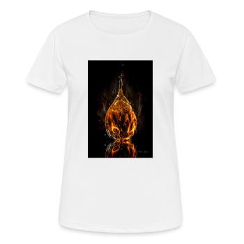 Tirez 7 - T-shirt respirant Femme - blanc - Devant - AI Model Female 172 dark (172cm)