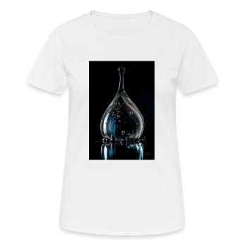 Déposer chrome 6 - T-shirt respirant Femme - blanc - Devant - AI Model Female 172 dark (172cm)
