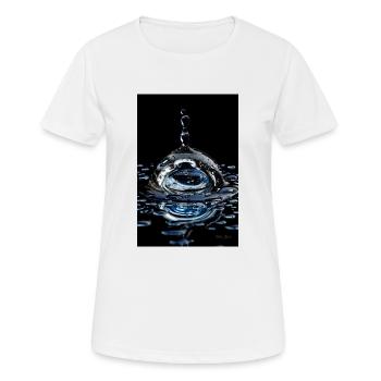 Déposer chrome 4 - T-shirt respirant Femme - blanc - Devant - AI Model Female 172 dark (172cm)