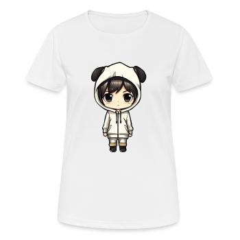 Manga Japan Drawing - Women's Breathable T-Shirt - white - Front - AI Model Female 172 dark (172cm)