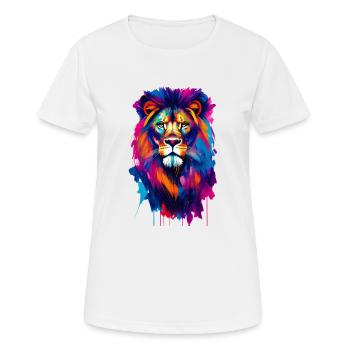 Leo #1 - Women's Breathable T-Shirt - white - Front - AI Model Female 172 dark (172cm)