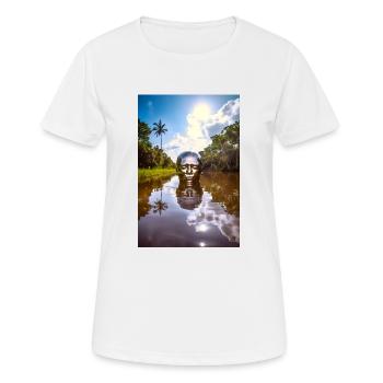 Amazone - T-shirt respirant Femme - blanc - Devant - AI Model Female 172 dark (172cm)