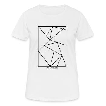 Whatever - Frauen T-Shirt atmungsaktiv - Weiß - Vorne - AI Model Female 172 dark (172cm)