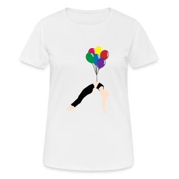 Balloon - Women's Breathable T-Shirt - white - Front - AI Model Female 172 dark (172cm)