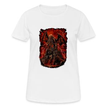 L’Ascension de Cthulhu - T-shirt respirant Femme - blanc - Devant - AI Model Female 172 dark (172cm)