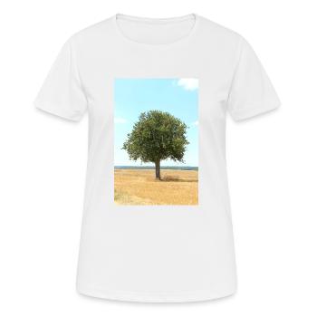 Baum, Umwelt, Natur - Frauen T-Shirt atmungsaktiv - Weiß - Vorne - AI Model Female 172 dark (172cm)