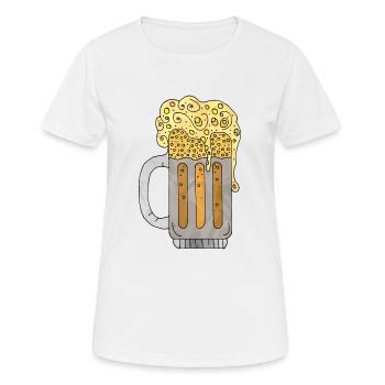 Mug - T-shirt respirant Femme - blanc - Devant - AI Model Female 172 dark (172cm)
