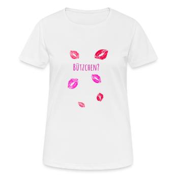 Kisses, kisses, carnival, kisses - Women's Breathable T-Shirt - white - Front - AI Model Female 172 dark (172cm)