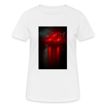 Donnez-moi un frein - T-shirt respirant Femme - blanc - Devant - AI Model Female 172 dark (172cm)
