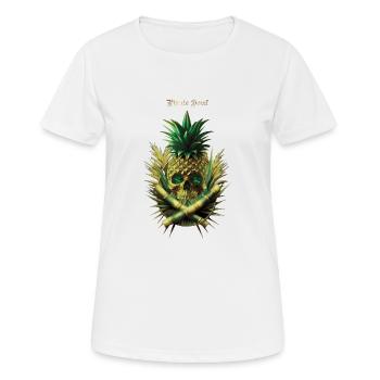 victoria ananas - T-shirt respirant Femme - blanc - Devant - AI Model Female 172 dark (172cm)